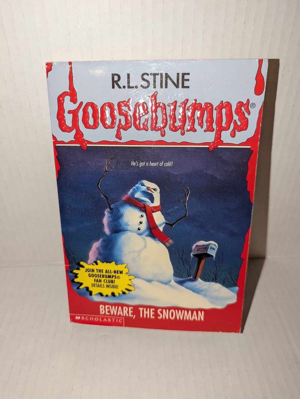 Vintage 1997 Goosebumps #51 Beware, The Snowman 1st Printing